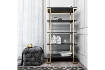 Camila Bokhylle 76x40 cm Grafittgrå - CosmoLiving - Oppbevaring - Hylle - Bokhylle