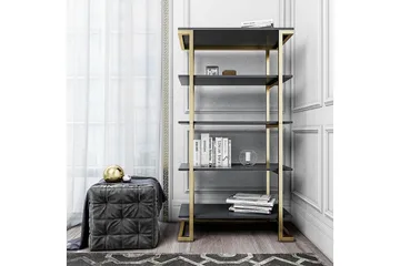 Camila Bokhylle 76x40 cm Grafittgrå - CosmoLiving - Oppbevaring - Hylle - Bokhylle