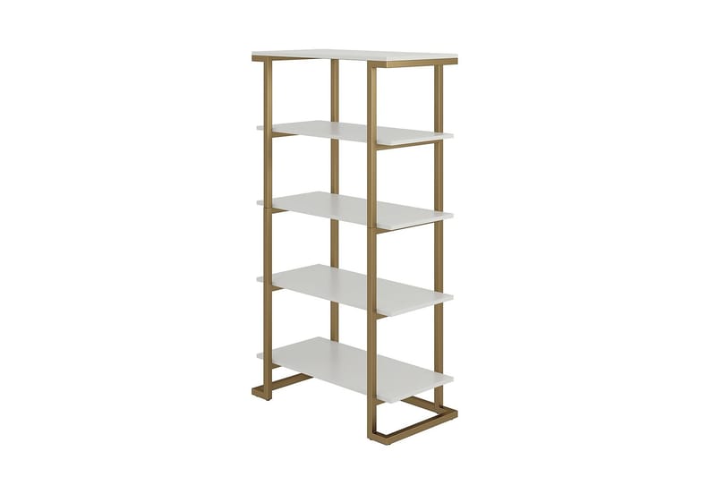 Camila Bokhylle 76x40 cm Hvit - CosmoLiving - Oppbevaring - Hylle - Bokhylle