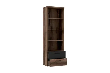 Cannop Hylle 220 cm - Brun/Svart - Oppbevaring - Hylle - Bokhylle