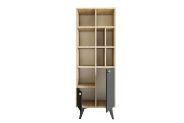 Casabetania Bokhylle 30x60 cm - Natur/Antracit - Oppbevaring - Hylle - Bokhylle