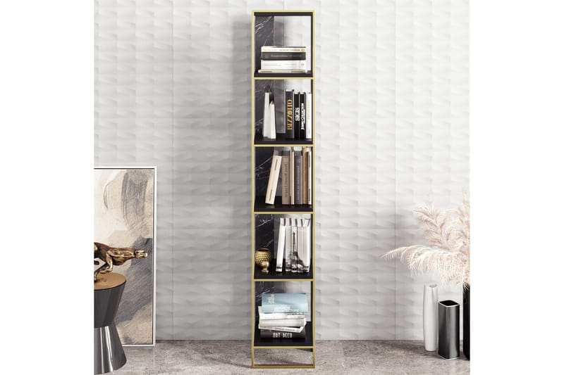 Cofield Bokhylle 32 cm - Gull|Svart - Oppbevaring - Hylle - Bokhylle