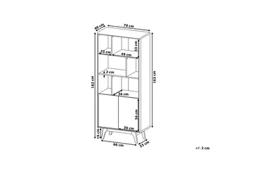 Columbus Hylle 79 cm - Tre / Natur - Oppbevaring - Hylle - Bokhylle