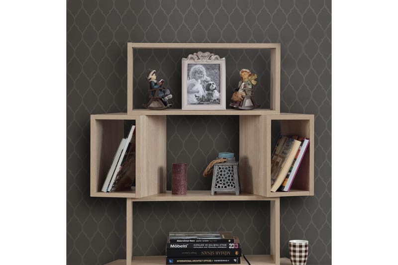 Comfortale Bokhylle 84 cm i Eik - Brun - Oppbevaring - Hylle - Bokhylle