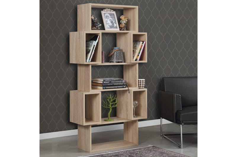 Comfortale Bokhylle 84 cm i Eik - Brun - Oppbevaring - Hylle - Bokhylle
