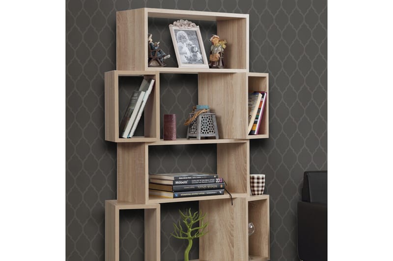 Comfortale Bokhylle 84 cm i Eik - Brun - Oppbevaring - Hylle - Bokhylle