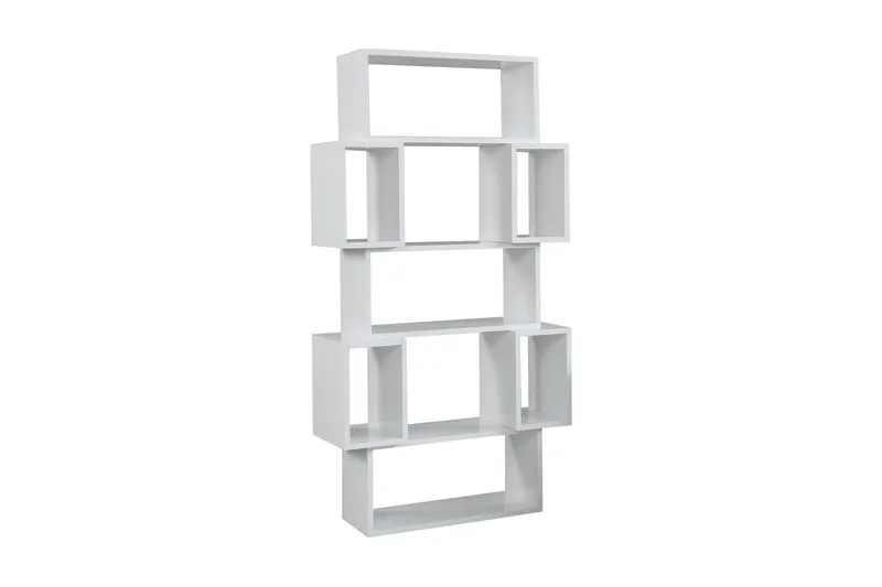 Comfortale Bokhylle 84 cm i Malt Tre - Hvit - Oppbevaring - Hylle - Bokhylle