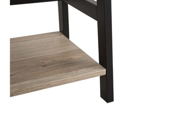 Croydon Bokhylle 64 cm i Tre med Metallramme - Lysebrun - Oppbevaring - Hylle - Bokhylle