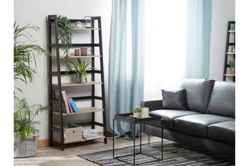 Croydon Bokhylle 64 cm i Tre med Metallramme - Lysebrun - Oppbevaring - Hylle - Bokhylle