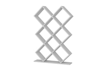 Decorotika Bokhylle 90 cm i Malt Tre - Hvit - Oppbevaring - Hylle - Bokhylle