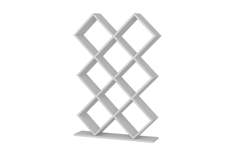Decorotika Bokhylle 90 cm i Malt Tre - Hvit - Oppbevaring - Hylle - Bokhylle