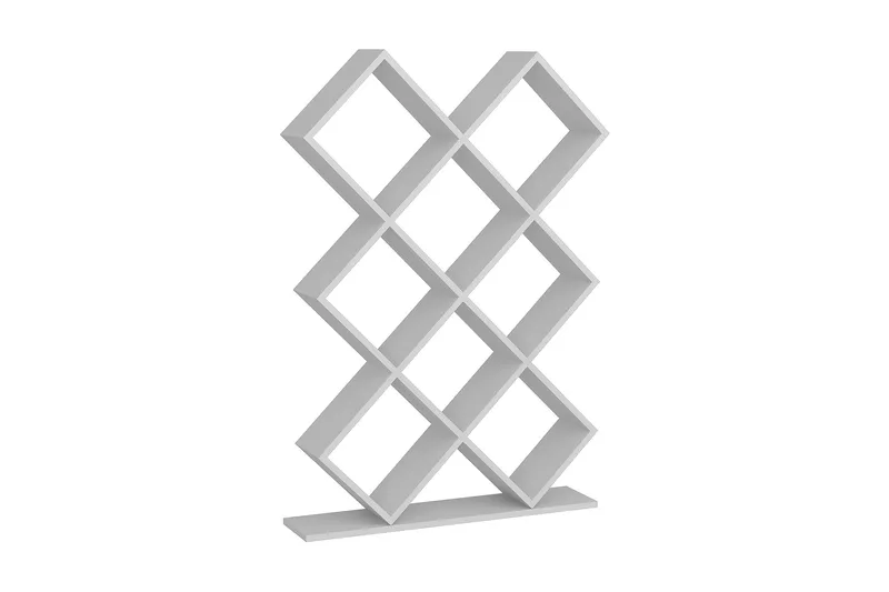 Decorotika Bokhylle 90 cm i Malt Tre - Hvit - Oppbevaring - Hylle - Bokhylle