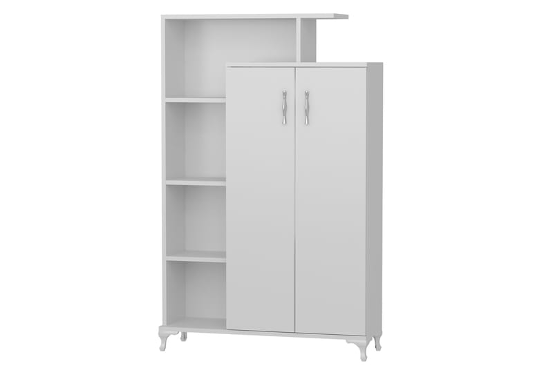 Decorotika Bokhylle 90 cm i Malt Tre - Hvit - Oppbevaring - Hylle - Bokhylle