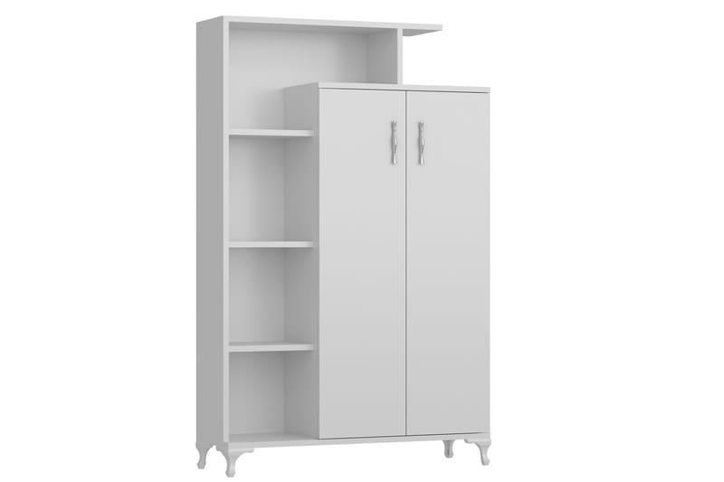 Decorotika Bokhylle 90 cm i Malt Tre - Hvit - Oppbevaring - Hylle - Bokhylle