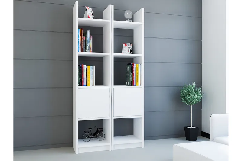 Decorotika Bokhylle, Extra Hvit