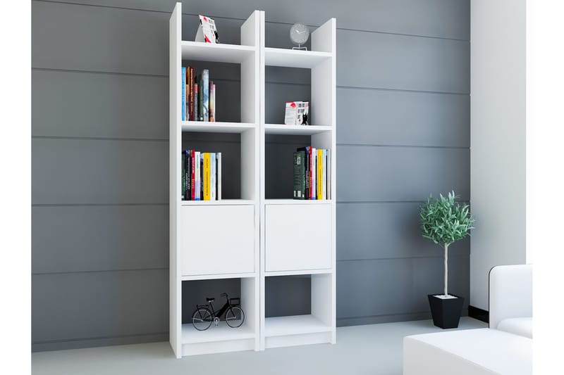 Decorotika Bokhylle, Extra Hvit