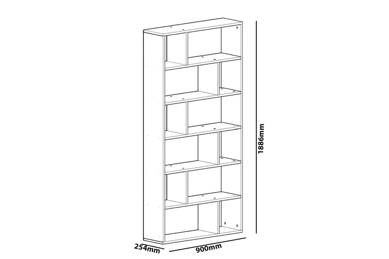Decorotika Bokhylle - Oppbevaring - Hylle - Bokhylle
