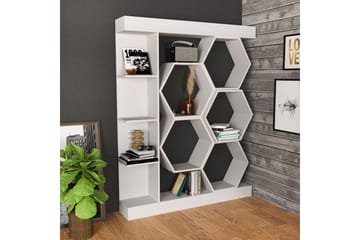 Desgrar Bokhylle 140x177,4 cm - Hvit - Oppbevaring - Hylle - Bokhylle