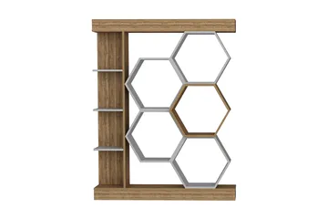 Desgrar Bokhylle 140x177,4 cm - Hvit - Oppbevaring - Hylle - Bokhylle