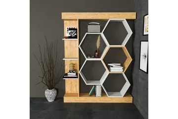 Desgrar Bokhylle 140x177,4 cm - Hvit - Oppbevaring - Hylle - Bokhylle