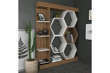 Desgrar Bokhylle 140x177,4 cm - Hvit - Oppbevaring - Hylle - Bokhylle