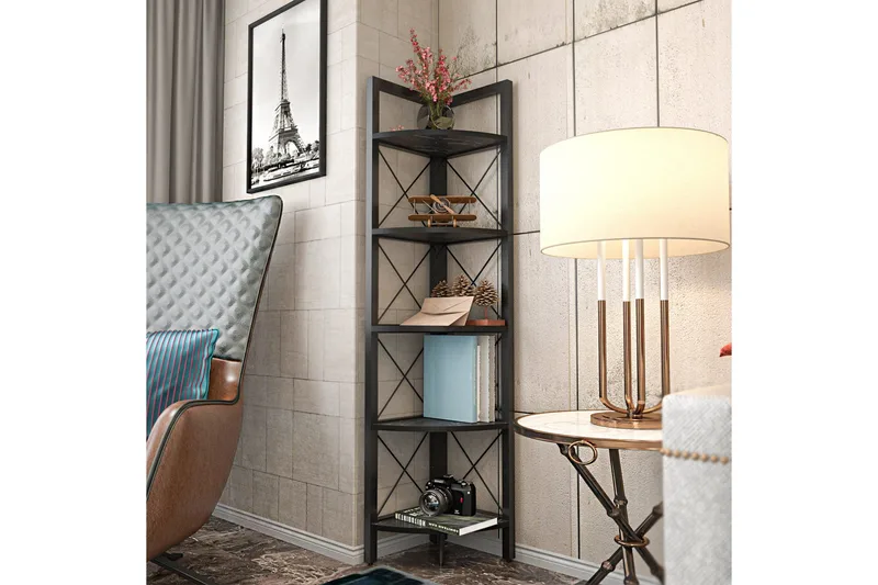 Desgrar Bokhylle 30,5x160 cm - Svart - Oppbevaring - Hylle - Bokhylle