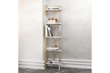 Desgrar Bokhylle 45,2x180 cm - Hvit - Oppbevaring - Hylle - Bokhylle