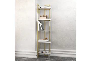 Desgrar Bokhylle 45,2x180 cm - Hvit - Oppbevaring - Hylle - Bokhylle