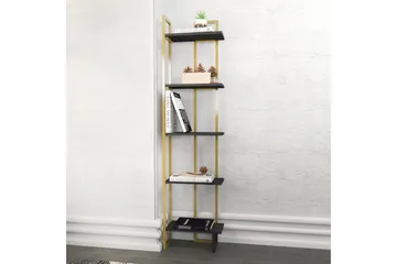 Desgrar Bokhylle 45,2x180 cm - Svart - Oppbevaring - Hylle - Bokhylle