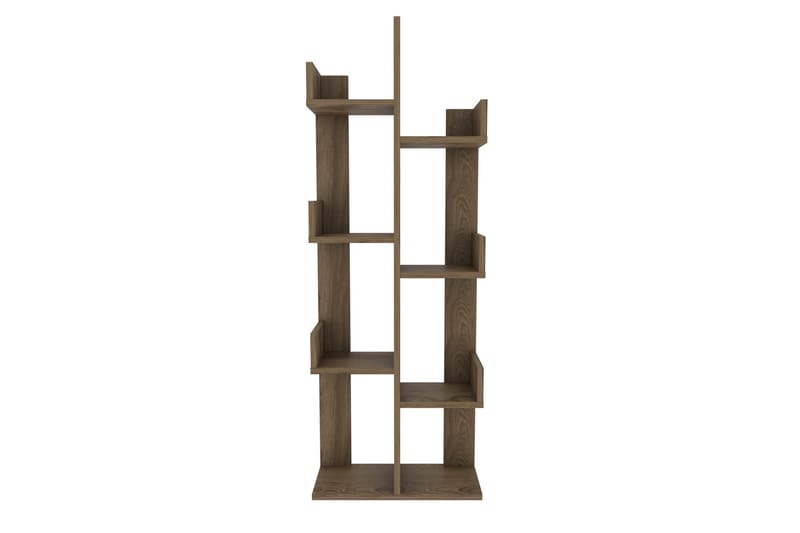 Desgrar Bokhylle 50x173 cm i Valnøtt - Brun - Oppbevaring - Hylle - Bokhylle