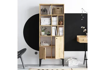 Desgrar Bokhylle 60x175 cm - Blå - Oppbevaring - Hylle - Bokhylle