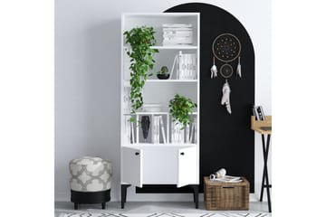 Desgrar Bokhylle 60x175 cm - Hvit - Oppbevaring - Hylle - Bokhylle