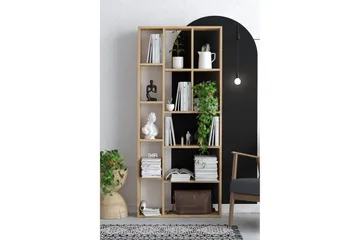 Desgrar Bokhylle 75x170 cm - Blå - Oppbevaring - Hylle - Bokhylle