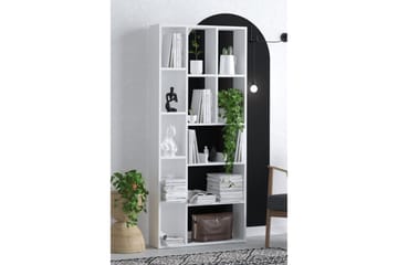 Desgrar Bokhylle 75x170 cm - Hvit - Oppbevaring - Hylle - Bokhylle