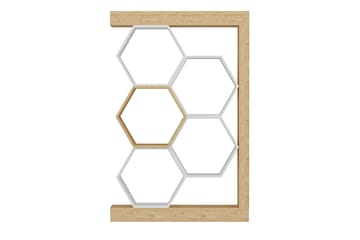 Desgrar Bokhylle 90x140 cm - Brun - Oppbevaring - Hylle - Bokhylle