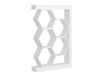 Desgrar Bokhylle 90x140 cm - Hvit - Oppbevaring - Hylle - Bokhylle