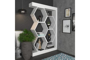 Desgrar Bokhylle 90x140 cm - Hvit - Oppbevaring - Hylle - Bokhylle