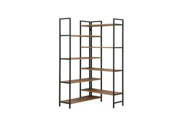 Edra Bokhylle 94 cm - Brun/Svart - Oppbevaring - Hylle - Bokhylle