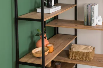 Edra Bokhylle 94 cm - Brun/Svart - Oppbevaring - Hylle - Bokhylle