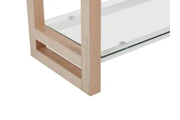 Ejenks Hylle 68x30 cm - Hvit/Lyst tre - Oppbevaring - Hylle - Bokhylle