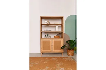 Bokhylle Elili Eik - Brun - Oppbevaring - Hylle - Bokhylle