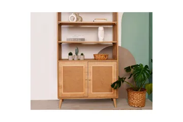 Bokhylle Elili Eik - Brun - Oppbevaring - Hylle - Bokhylle