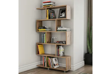 Elrasmo Bokhylle 156x20 cm 5 Hyller - Natur - Oppbevaring - Hylle - Bokhylle