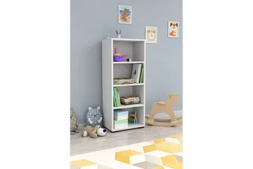 Bokhylle Emeras Hvit - Hvit - Oppbevaring - Hylle - Bokhylle