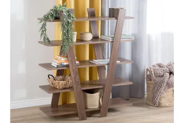 Escalante Bokhylle 100 cm i Valnøtt - Brun - Oppbevaring - Hylle - Bokhylle