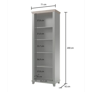 Bokhylle Evora - Oppbevaring - Hylle - Bokhylle