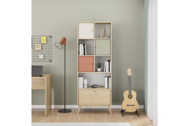 Bokhylle Felyra Flerfarget - Multifarget - Oppbevaring - Hylle - Bokhylle