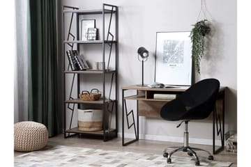 Forres Bokhylle 64 cm i Mørkt Tre - Gråbrun - Oppbevaring - Hylle - Bokhylle