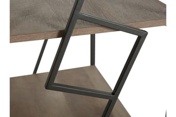 Forres Bokhylle 64 cm i Mørkt Tre - Gråbrun - Oppbevaring - Hylle - Bokhylle