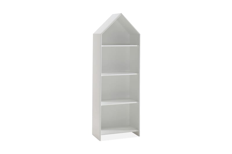 Garderobe Rudeklint 58 cm - Hvit|Svart - Bokhylle - Bokhylle barn